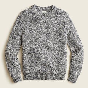 NWT J Crew Marled Cotton Crewneck Sweater